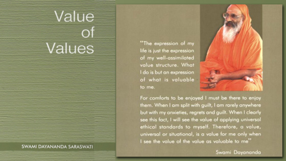 Value of Values - by Swami Dayananda Saraswati
