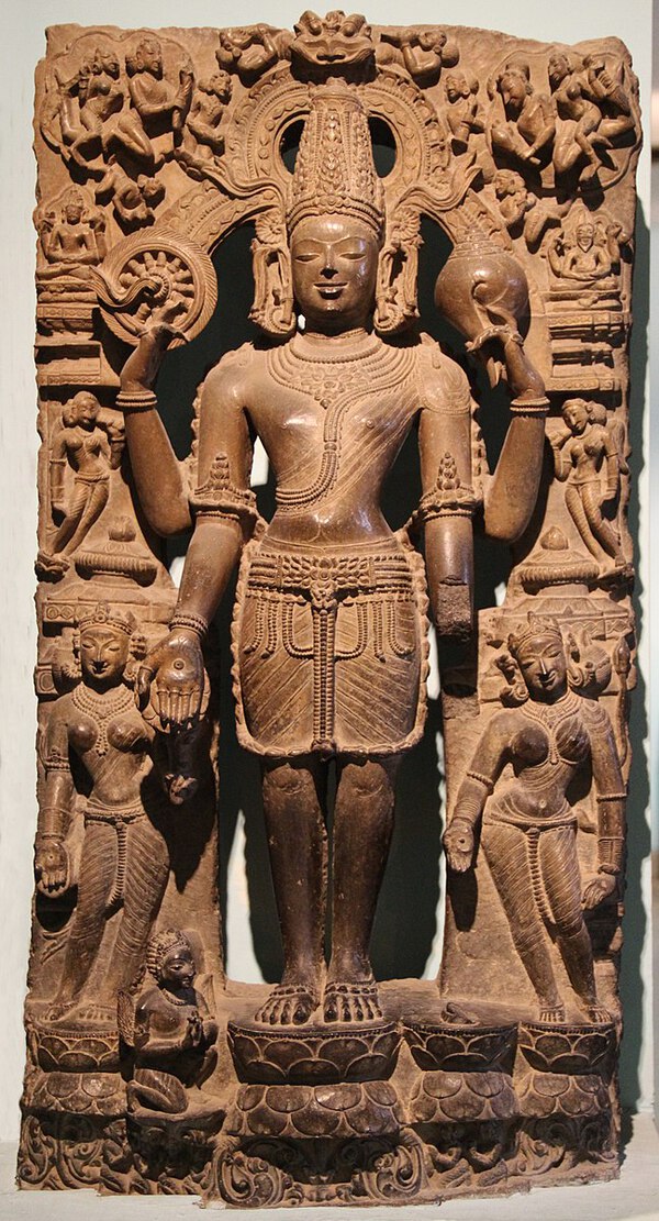 Viṣṇu Courtesy of Gary Todd, CC0, via Wikimedia Commons.